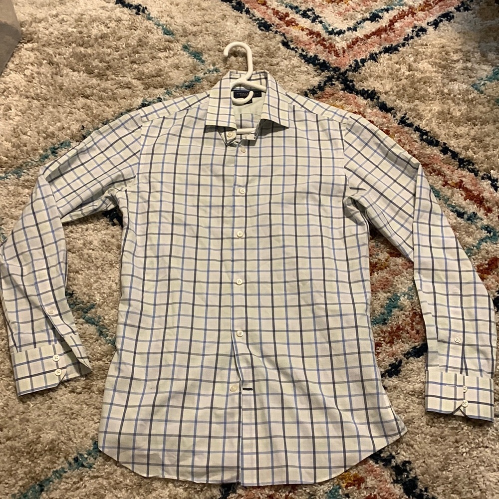 Mens Banana Republic Slim-Fit Non-Iron Button Down Size S
